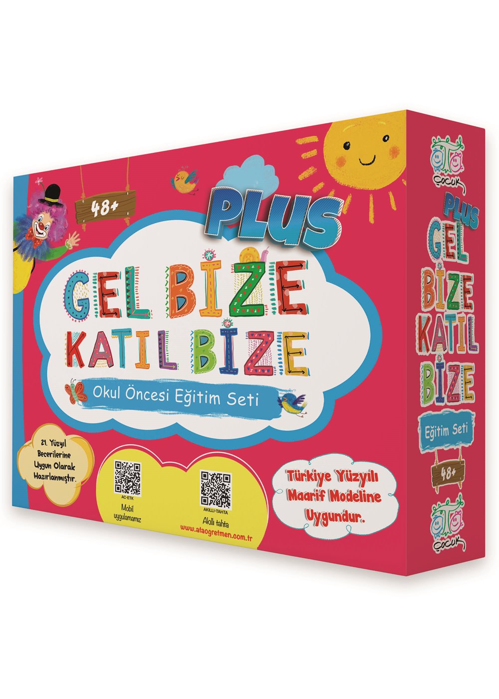 YENİ GEL BİZE KATIL BİZE PLUS EĞİTİM SETİ(4-5 YAŞ)