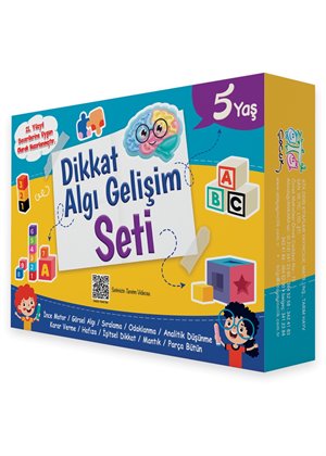 DİKKAT ALGI GELİŞİM SETİ (3 KİTAP)(5-6 YAŞ)