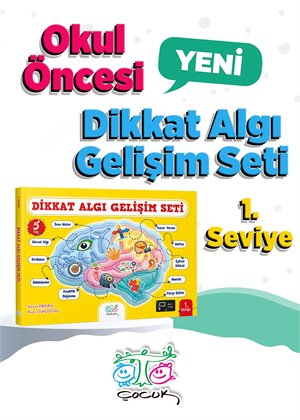 DİKKAT ALGI GELİŞİM SETİ (3 KİTAP)(5-6 YAŞ) fotograf 2
