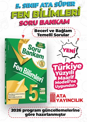 SÜPER FEN BİLİMLERİ SORU BANKAM 5.SINIF