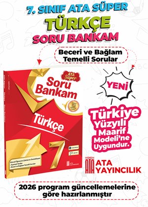 SÜPER TÜRKÇE SORU BANKAM 7.SINIF