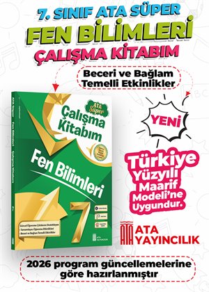 SÜPER FEN BİLİMLERİ ÇALIŞMA KİTABIM 7.SINIF