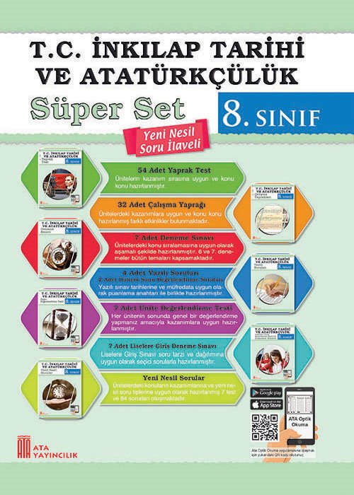 İNKILAP TARİHİ VE ATATÜRKÇÜLÜK SÜPER SET 8.