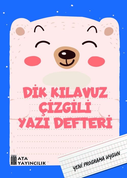 DİK- KILAVUZ ÇİZGİLİ YAZI DEFTERİ  BÜYÜK BOY