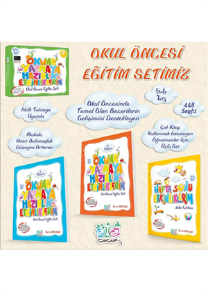 OKUMA YAZMAYA HAZIRLIK ETKİNLİKLERİM SETİ(5-6 YAŞ)