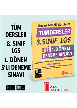 8.SINIF LGS 5 Lİ DENEME SINAVI (1.DÖNEM)
