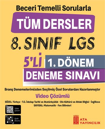 8.SINIF LGS 5 Lİ DENEME SINAVI (1.DÖNEM) fotograf 2