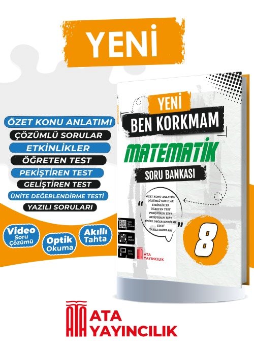YENİ BEN KORKMAM MATEMATİK SORU BANKASI 8.SINIF