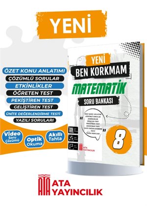 YENİ BEN KORKMAM MATEMATİK SORU BANKASI 8.SINIF