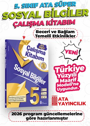SÜPER SOSYAL BİLGİLER ÇALIŞMA KİTABIM 5.SINIF
