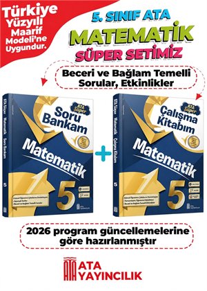 MATEMATİK SÜPER SET 5 (SORU BN.VE ÇALIŞMA KİT)2 Lİ