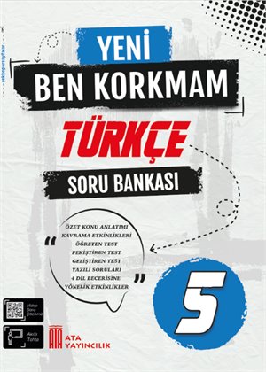 YENİ BEN KORKMAM TÜRKÇE SORU BANKASI 5.SINIF