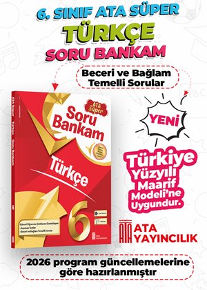 SÜPER TÜRKÇE SORU BANKAM 6.SINIF