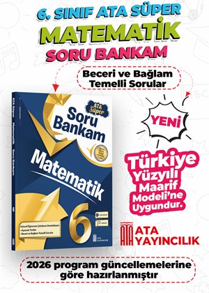 SÜPER MATEMATİK SORU BANKAM 6.SINIF