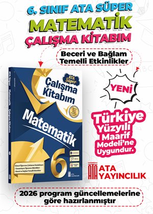 SÜPER MATEMATİK ÇALIŞMA KİTABIM 6.SINIF