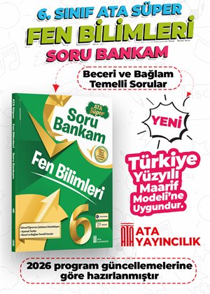 SÜPER FEN BİLİMLERİ SORU BANKAM 6.SINIF