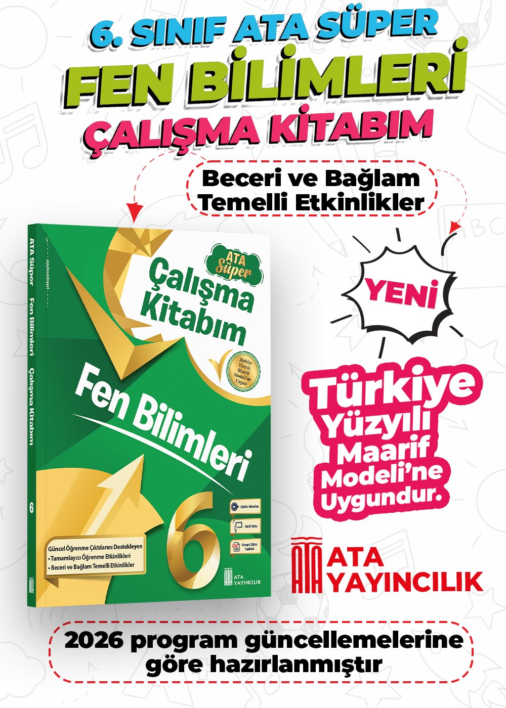 SÜPER FEN BİLİMLERİ ÇALIŞMA KİTABIM 6.SINIF