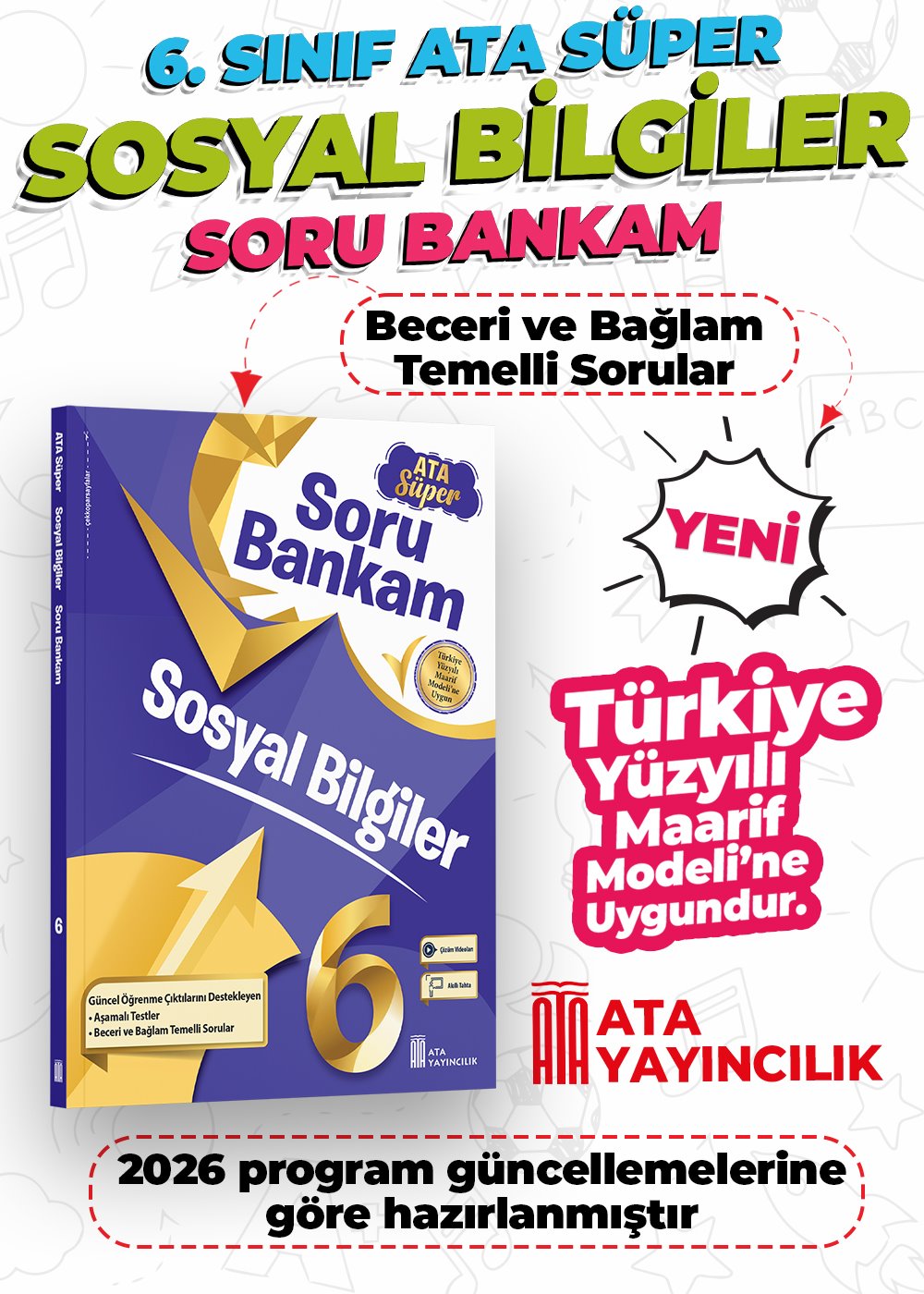 SÜPER SOSYAL BİLGİLER SORU BANKAM 6.SINIF