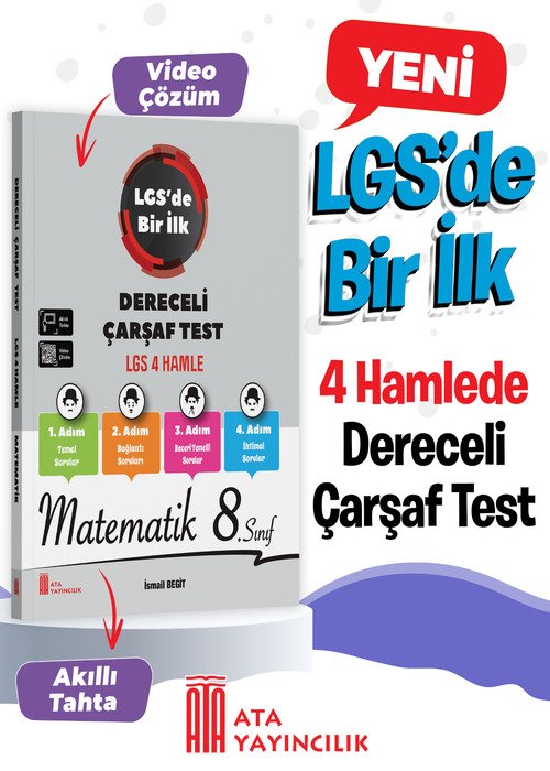 DERECELİ ÇARŞAF TEST MATEMATİK 8.SINIF