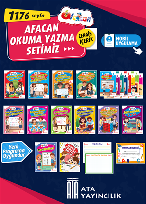 AFACAN İLE OKUMA YAZMA ÖĞRENİYORUM(19 FASİKÜL)