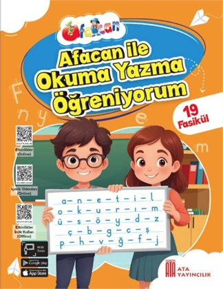 AFACAN İLE OKUMA YAZMA ÖĞRENİYORUM(19 FASİKÜL) fotograf 2